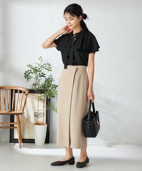 a.v.v / アー・ヴェ・ヴェ ロング・マキシ丈スカート | ラップナロースカート | 詳細10