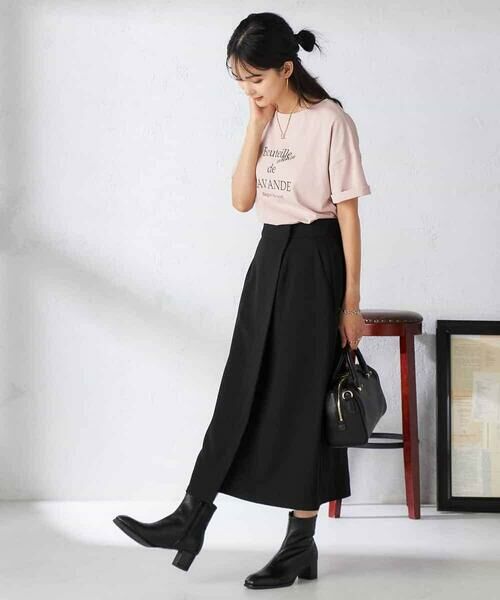 a.v.v / アー・ヴェ・ヴェ ロング・マキシ丈スカート | ラップナロースカート | 詳細17