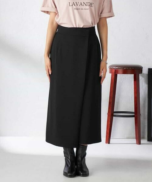 a.v.v / アー・ヴェ・ヴェ ロング・マキシ丈スカート | ラップナロースカート | 詳細21