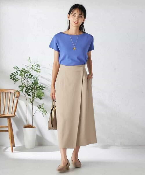 a.v.v / アー・ヴェ・ヴェ ロング・マキシ丈スカート | ラップナロースカート | 詳細4