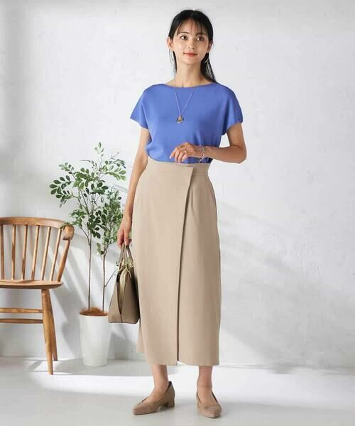 a.v.v / アー・ヴェ・ヴェ ロング・マキシ丈スカート | ラップナロースカート | 詳細5