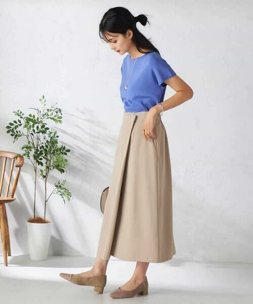 a.v.v / アー・ヴェ・ヴェ ロング・マキシ丈スカート | ラップナロースカート | 詳細6
