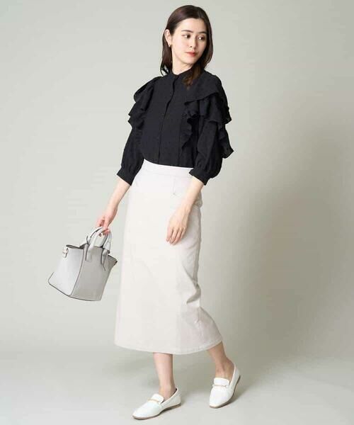 a.v.v / アー・ヴェ・ヴェ ロング・マキシ丈スカート | ハイパーストレッチナロースカート | 詳細13