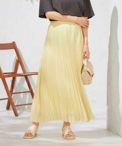 a.v.v / アー・ヴェ・ヴェ ロング・マキシ丈スカート | 【洗える】プリーツスカート