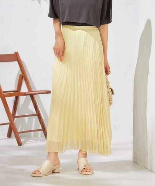 a.v.v / アー・ヴェ・ヴェ ロング・マキシ丈スカート | 【洗える】プリーツスカート | 詳細1