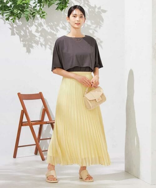 a.v.v / アー・ヴェ・ヴェ ロング・マキシ丈スカート | 【洗える】プリーツスカート | 詳細3