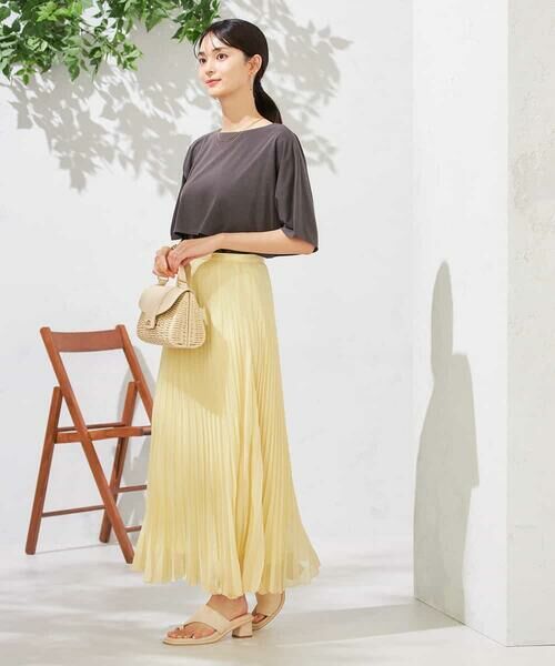 a.v.v / アー・ヴェ・ヴェ ロング・マキシ丈スカート | 【洗える】プリーツスカート | 詳細4