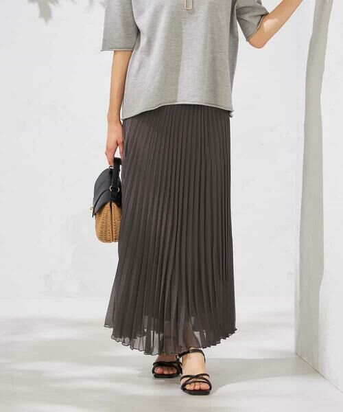 a.v.v / アー・ヴェ・ヴェ ロング・マキシ丈スカート | 【洗える】プリーツスカート | 詳細6