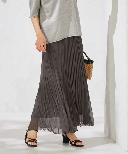 a.v.v / アー・ヴェ・ヴェ ロング・マキシ丈スカート | 【洗える】プリーツスカート | 詳細7