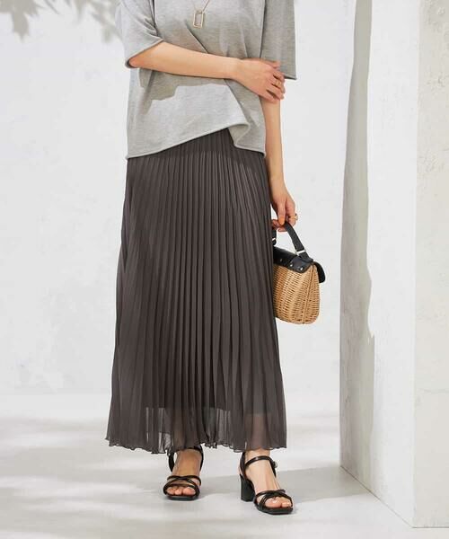 a.v.v / アー・ヴェ・ヴェ ロング・マキシ丈スカート | 【洗える】プリーツスカート | 詳細8