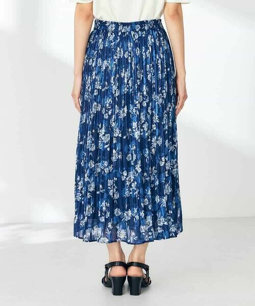 a.v.v / アー・ヴェ・ヴェ ロング・マキシ丈スカート | 【洗える】プリントランダムプリーツスカート | 詳細1
