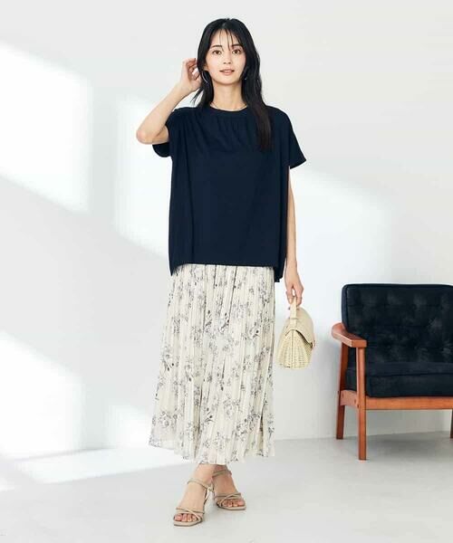 a.v.v / アー・ヴェ・ヴェ ロング・マキシ丈スカート | 【洗える】プリントランダムプリーツスカート | 詳細19