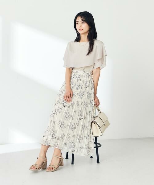 a.v.v / アー・ヴェ・ヴェ ロング・マキシ丈スカート | 【洗える】プリントランダムプリーツスカート | 詳細23