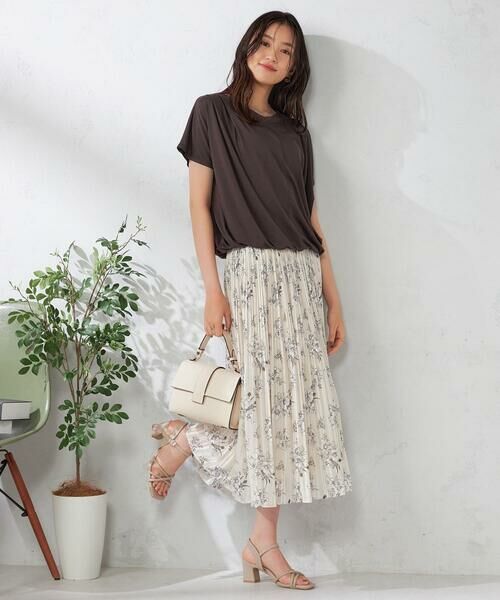 a.v.v / アー・ヴェ・ヴェ ロング・マキシ丈スカート | 【洗える】プリントランダムプリーツスカート | 詳細29