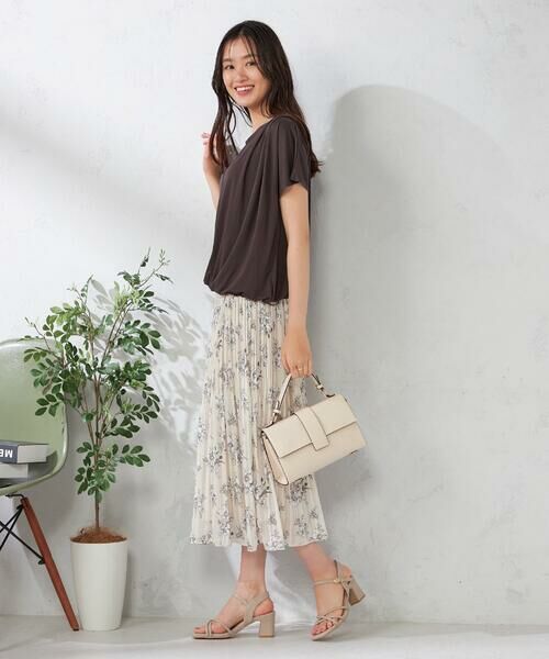 a.v.v / アー・ヴェ・ヴェ ロング・マキシ丈スカート | 【洗える】プリントランダムプリーツスカート | 詳細30