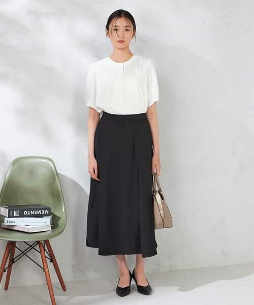 a.v.v / アー・ヴェ・ヴェ ロング・マキシ丈スカート | 【洗える】ドライタッチフレアスカート | 詳細10