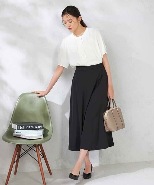 a.v.v / アー・ヴェ・ヴェ ロング・マキシ丈スカート | 【洗える】ドライタッチフレアスカート | 詳細11