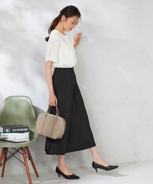 a.v.v / アー・ヴェ・ヴェ ロング・マキシ丈スカート | 【洗える】ドライタッチフレアスカート | 詳細12