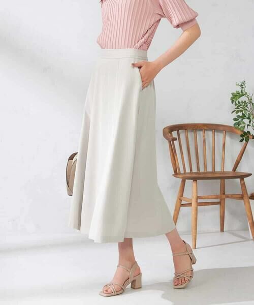 a.v.v / アー・ヴェ・ヴェ ロング・マキシ丈スカート | 【洗える】ドライタッチフレアスカート | 詳細2