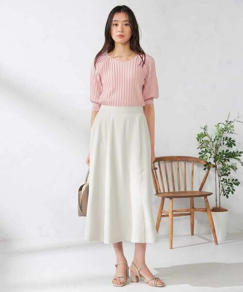 a.v.v / アー・ヴェ・ヴェ ロング・マキシ丈スカート | 【洗える】ドライタッチフレアスカート | 詳細5