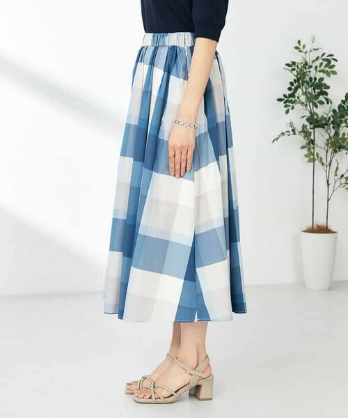 a.v.v / アー・ヴェ・ヴェ ロング・マキシ丈スカート | 【接触冷感/洗える】ビックチェックタフタスカート | 詳細26
