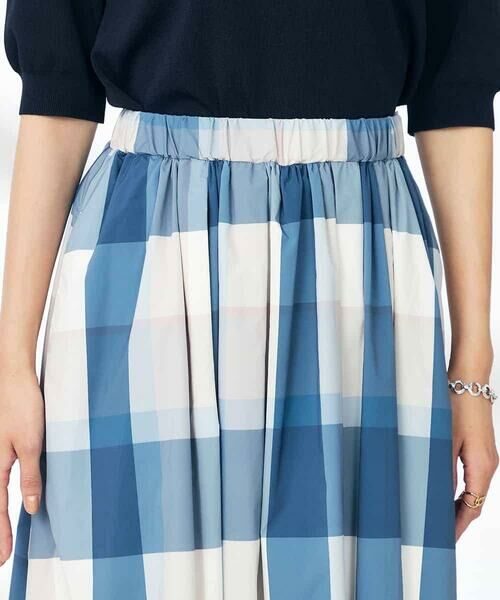 a.v.v / アー・ヴェ・ヴェ ロング・マキシ丈スカート | 【接触冷感/洗える】ビックチェックタフタスカート | 詳細28