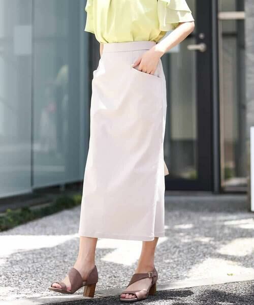 a.v.v / アー・ヴェ・ヴェ ロング・マキシ丈スカート | 【接触冷感/UVカット/洗える】ハイパーストレッチナロースカート | 詳細18