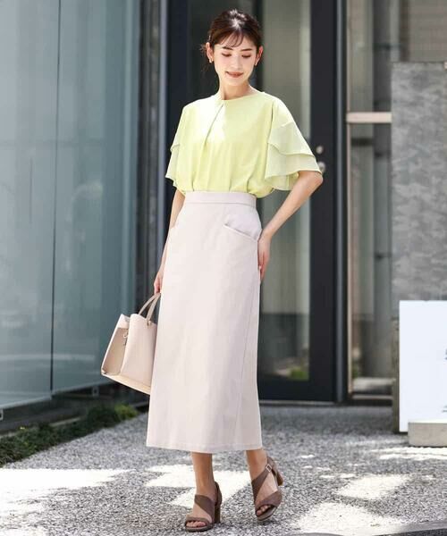 a.v.v / アー・ヴェ・ヴェ ロング・マキシ丈スカート | 【接触冷感/UVカット/洗える】ハイパーストレッチナロースカート | 詳細19