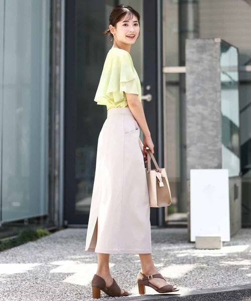 a.v.v / アー・ヴェ・ヴェ ロング・マキシ丈スカート | 【接触冷感/UVカット/洗える】ハイパーストレッチナロースカート | 詳細21