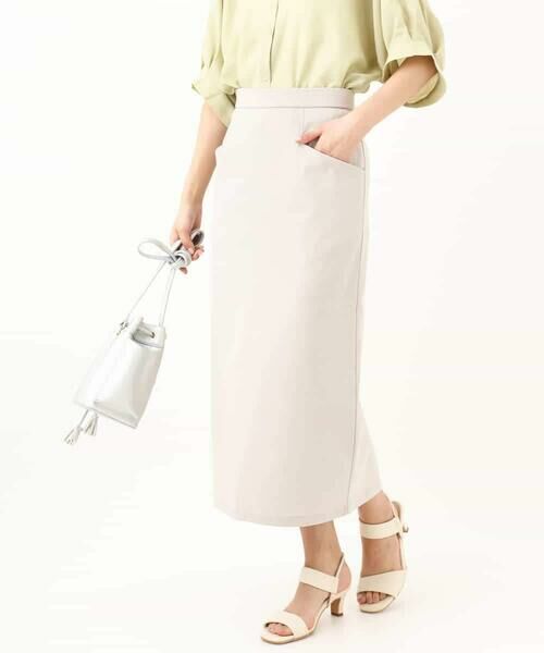 a.v.v / アー・ヴェ・ヴェ ロング・マキシ丈スカート | 【接触冷感/UVカット/洗える】ハイパーストレッチナロースカート | 詳細23