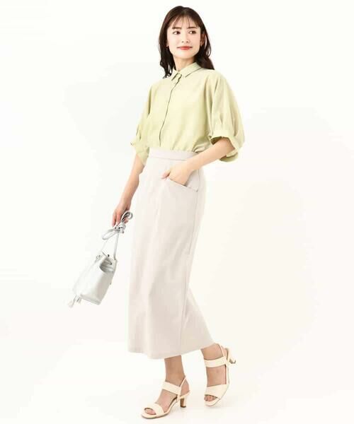 a.v.v / アー・ヴェ・ヴェ ロング・マキシ丈スカート | 【接触冷感/UVカット/洗える】ハイパーストレッチナロースカート | 詳細24