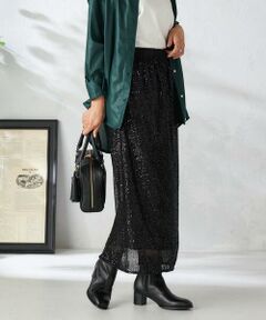 a.v.v / アー・ヴェ・ヴェ ロング・マキシ丈スカート | スパンコールナロースカート