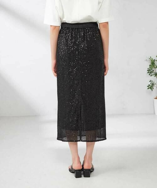a.v.v / アー・ヴェ・ヴェ ロング・マキシ丈スカート | スパンコールナロースカート | 詳細15