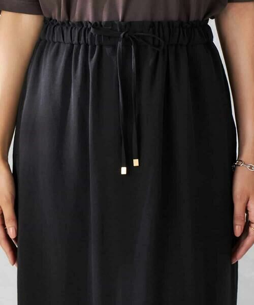 a.v.v / アー・ヴェ・ヴェ ロング・マキシ丈スカート | 【接触冷感裏地/洗える】ドロストイージーナロースカート | 詳細17