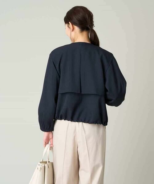 a.v.v / アー・ヴェ・ヴェ セットアップ | 麻調ノーカラーブルゾン | 詳細13