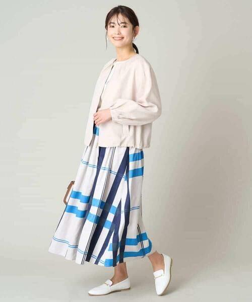 a.v.v / アー・ヴェ・ヴェ セットアップ | 麻調ノーカラーブルゾン | 詳細21