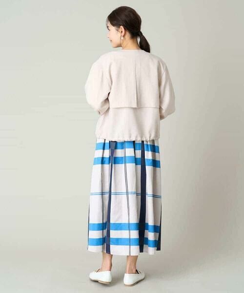 a.v.v / アー・ヴェ・ヴェ セットアップ | 麻調ノーカラーブルゾン | 詳細24