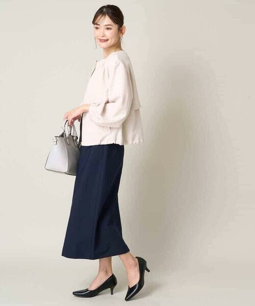 a.v.v / アー・ヴェ・ヴェ セットアップ | 麻調ノーカラーブルゾン | 詳細30