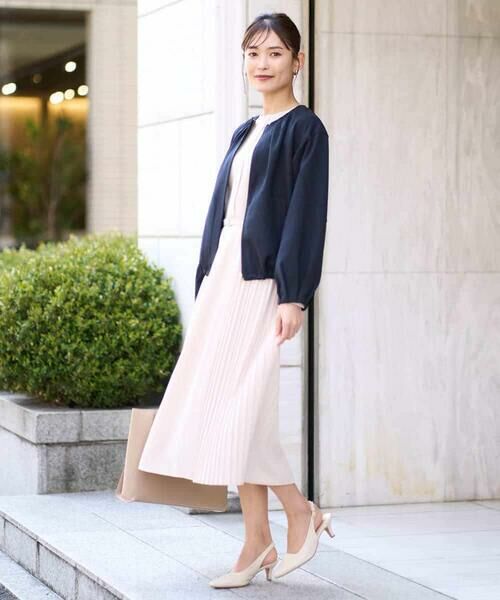 a.v.v / アー・ヴェ・ヴェ セットアップ | 麻調ノーカラーブルゾン | 詳細4