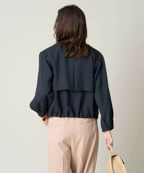 a.v.v / アー・ヴェ・ヴェ セットアップ | 麻調ノーカラーブルゾン | 詳細6