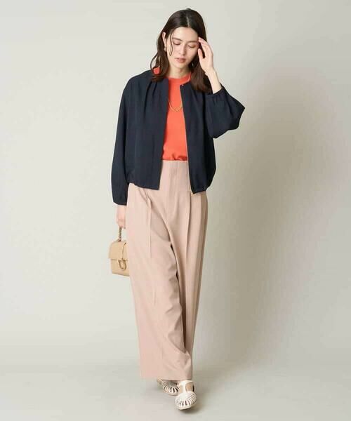 a.v.v / アー・ヴェ・ヴェ セットアップ | 麻調ノーカラーブルゾン | 詳細7