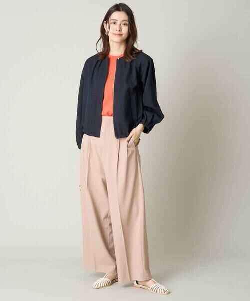 a.v.v / アー・ヴェ・ヴェ セットアップ | 麻調ノーカラーブルゾン | 詳細8