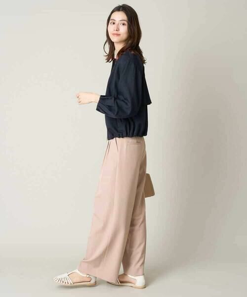 a.v.v / アー・ヴェ・ヴェ セットアップ | 麻調ノーカラーブルゾン | 詳細9