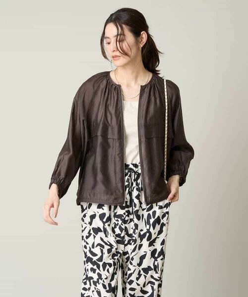 a.v.v / アー・ヴェ・ヴェ セットアップ | 【マシンウォッシャブル/接触冷感】ノーカラーシアーブルゾン | 詳細19