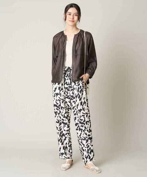 a.v.v / アー・ヴェ・ヴェ セットアップ | 【マシンウォッシャブル/接触冷感】ノーカラーシアーブルゾン | 詳細21