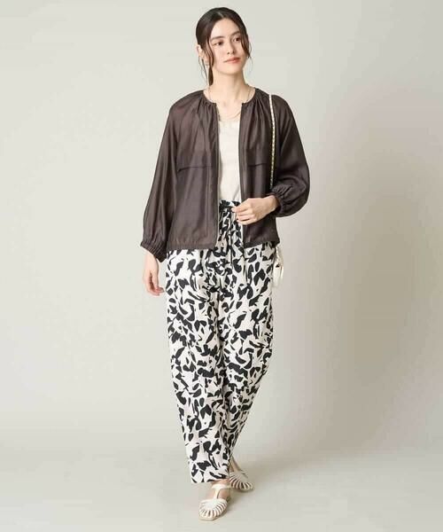 a.v.v / アー・ヴェ・ヴェ セットアップ | 【マシンウォッシャブル/接触冷感】ノーカラーシアーブルゾン | 詳細22