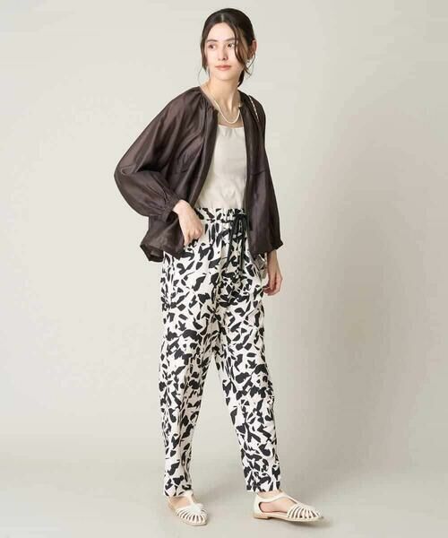 a.v.v / アー・ヴェ・ヴェ セットアップ | 【マシンウォッシャブル/接触冷感】ノーカラーシアーブルゾン | 詳細24