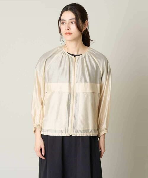 a.v.v / アー・ヴェ・ヴェ セットアップ | 【マシンウォッシャブル/接触冷感】ノーカラーシアーブルゾン | 詳細27