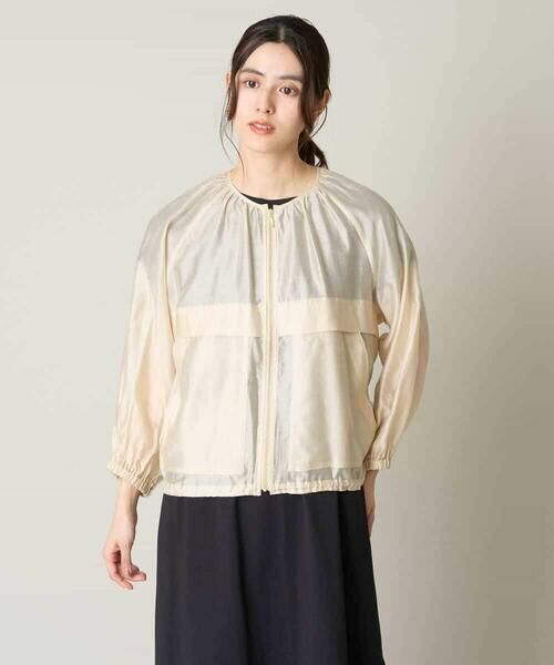 a.v.v / アー・ヴェ・ヴェ セットアップ | 【マシンウォッシャブル/接触冷感】ノーカラーシアーブルゾン | 詳細29