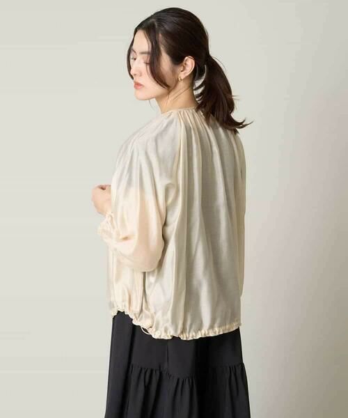 a.v.v / アー・ヴェ・ヴェ セットアップ | 【マシンウォッシャブル/接触冷感】ノーカラーシアーブルゾン | 詳細9